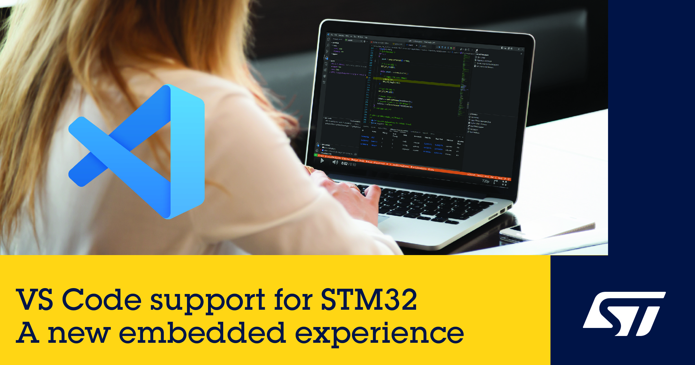 意法半导体STM32全面支持Microsoft Visual Studio Code