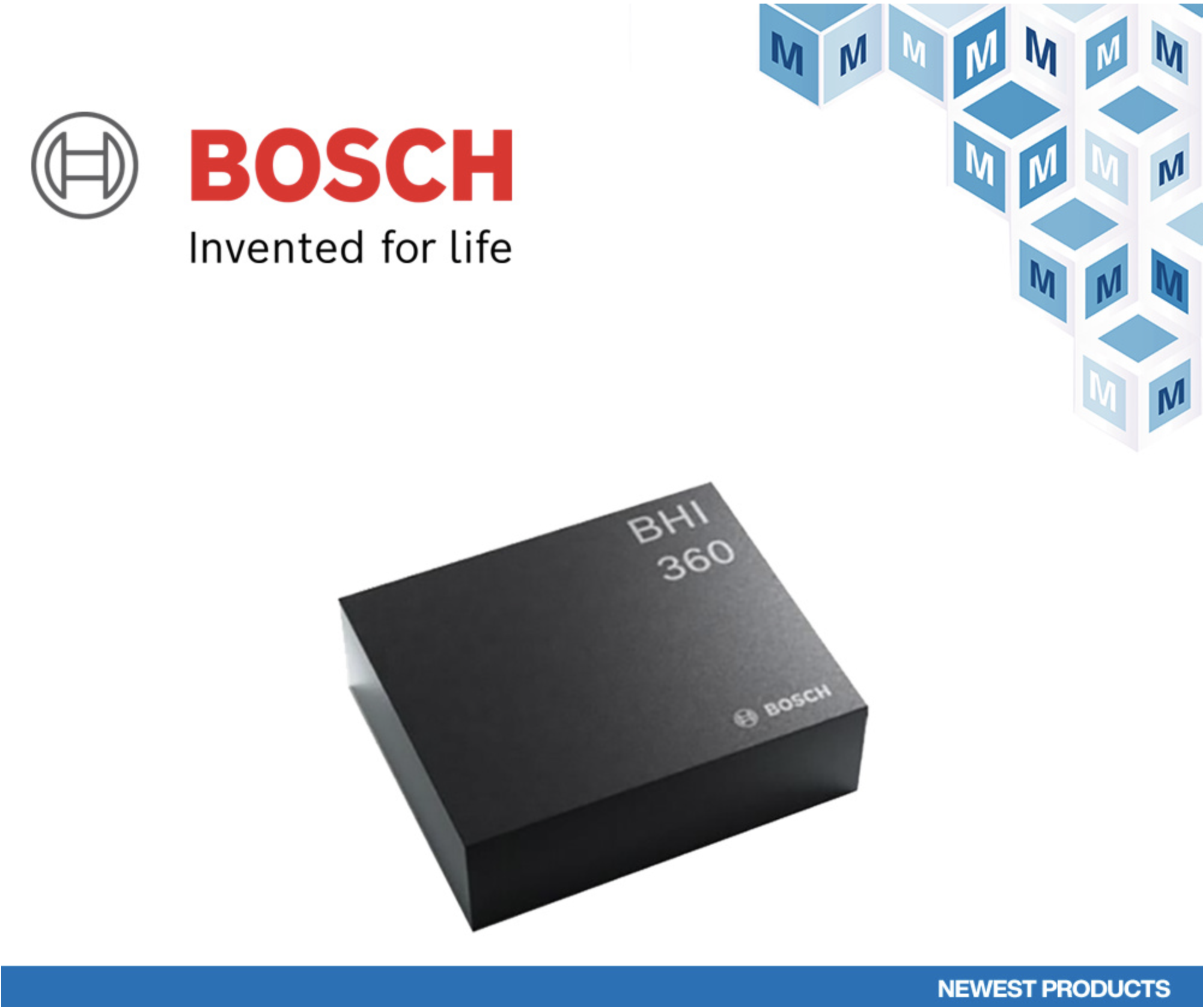 贸泽备货Bosch BMM350磁力计为3D、虚拟和增强现实、室内导航等领域提供支持