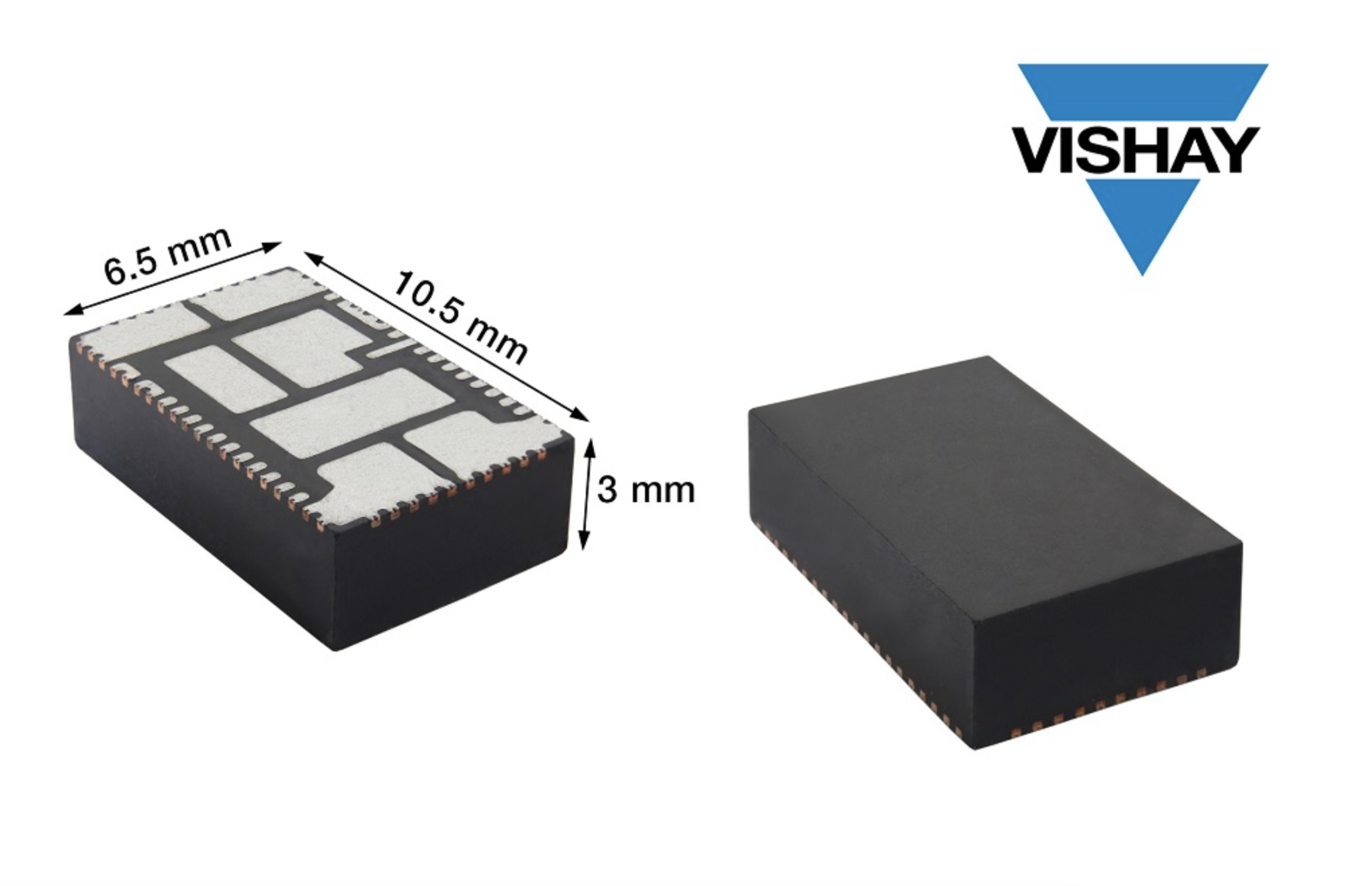 Vishay推出业内先进的小型6 A、20 A和25 A降压稳压器模块，提高POL转换器功率密度