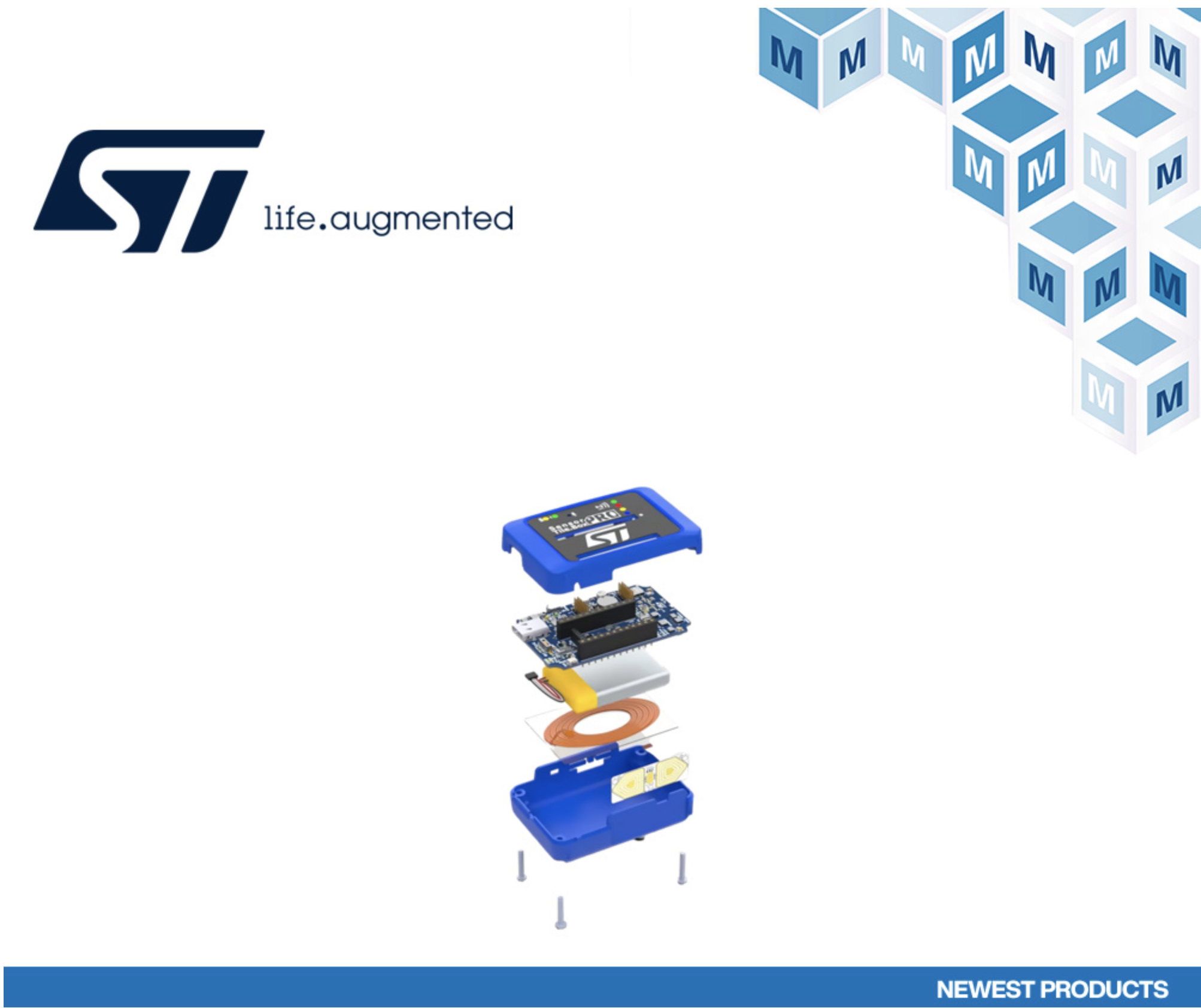 贸泽电子开售适合无线物联网应用的 STMicroelectronics STEVAL-MKBOXPRO套件