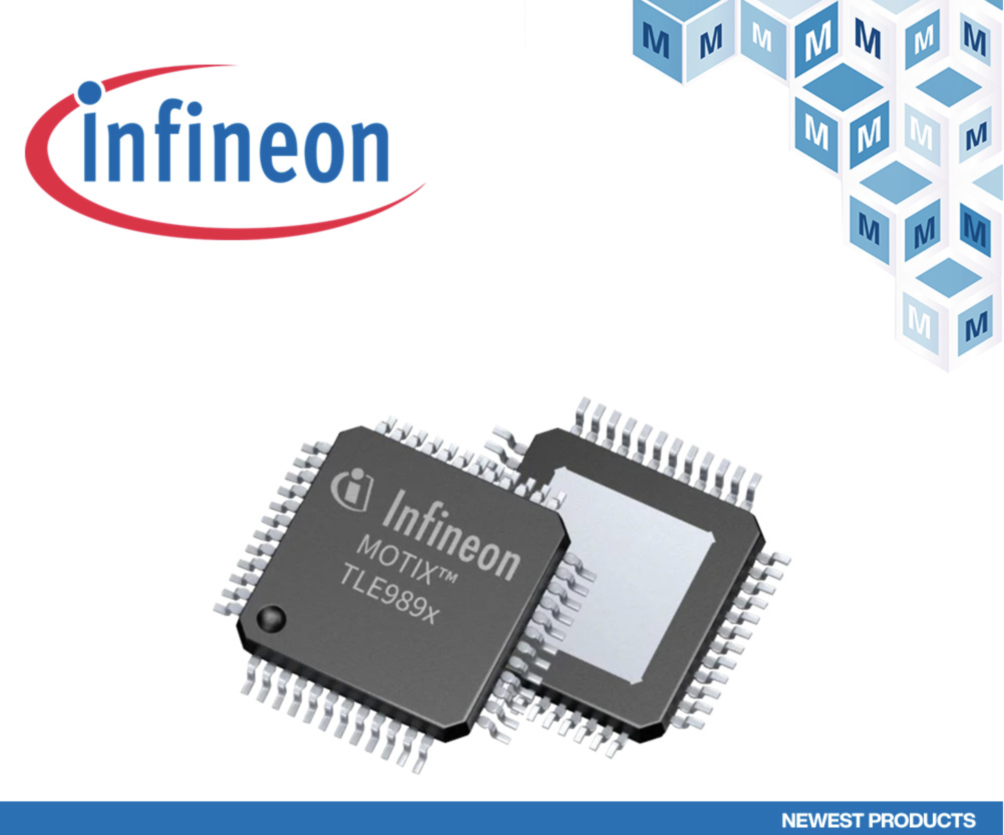 贸泽开售英飞凌MOTIX™ TLE989x MCU：