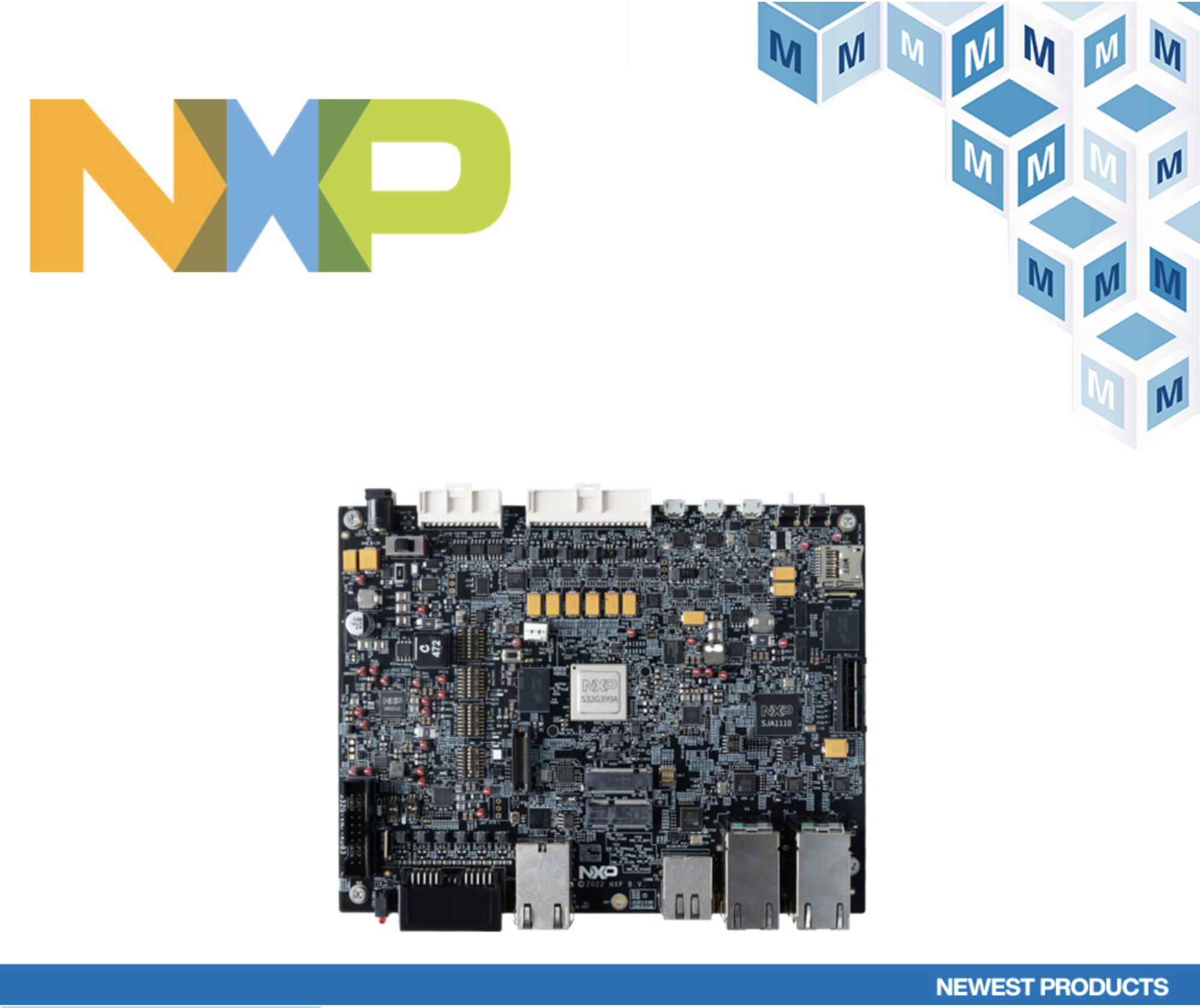 贸泽开售NXP S32G3车联网参考设计为汽车应用带来出色的处理能力
