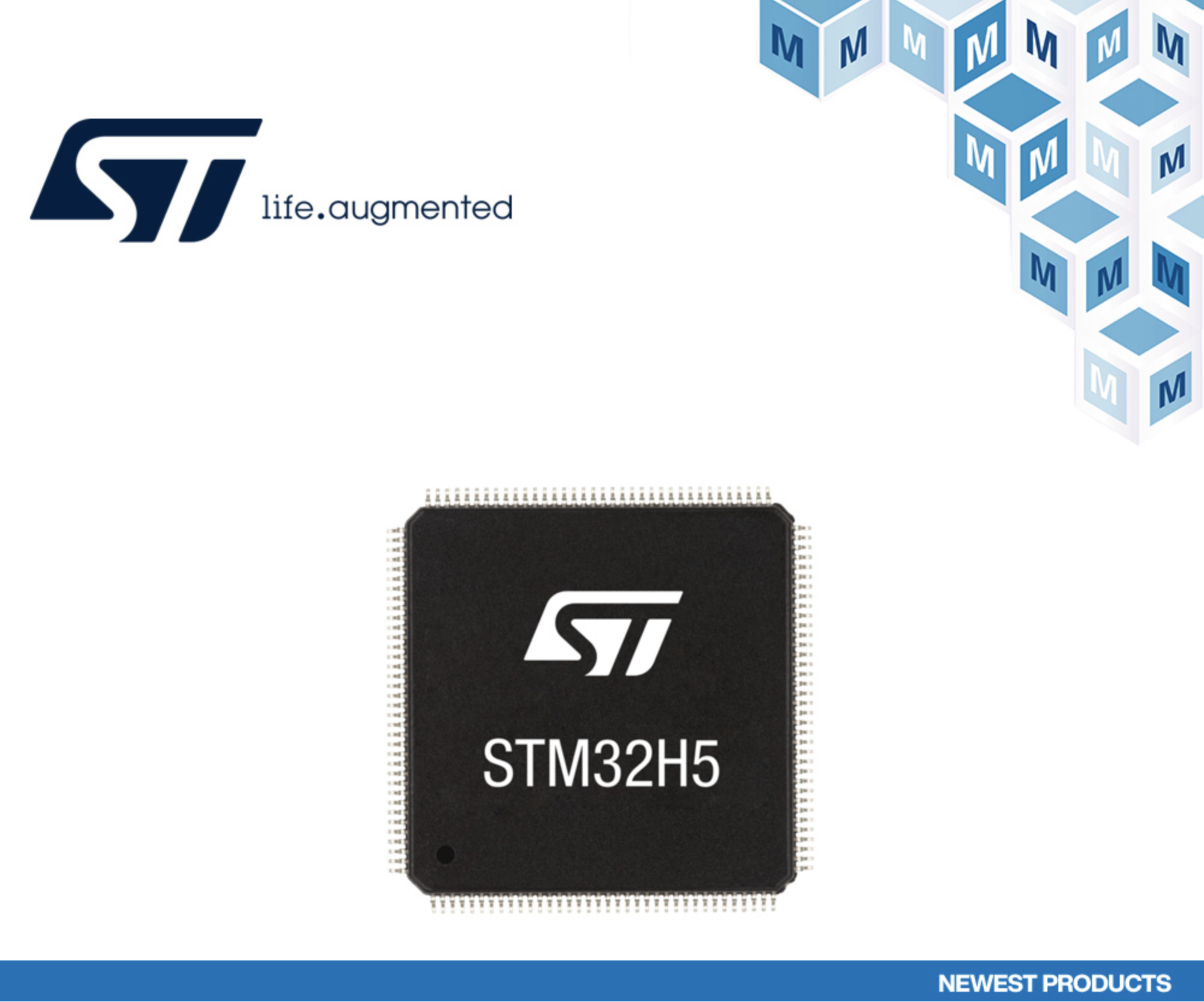 贸泽电子开售STMicroelectronics配备FPU的STM32H5 Arm Cortex-M33 32位MCU