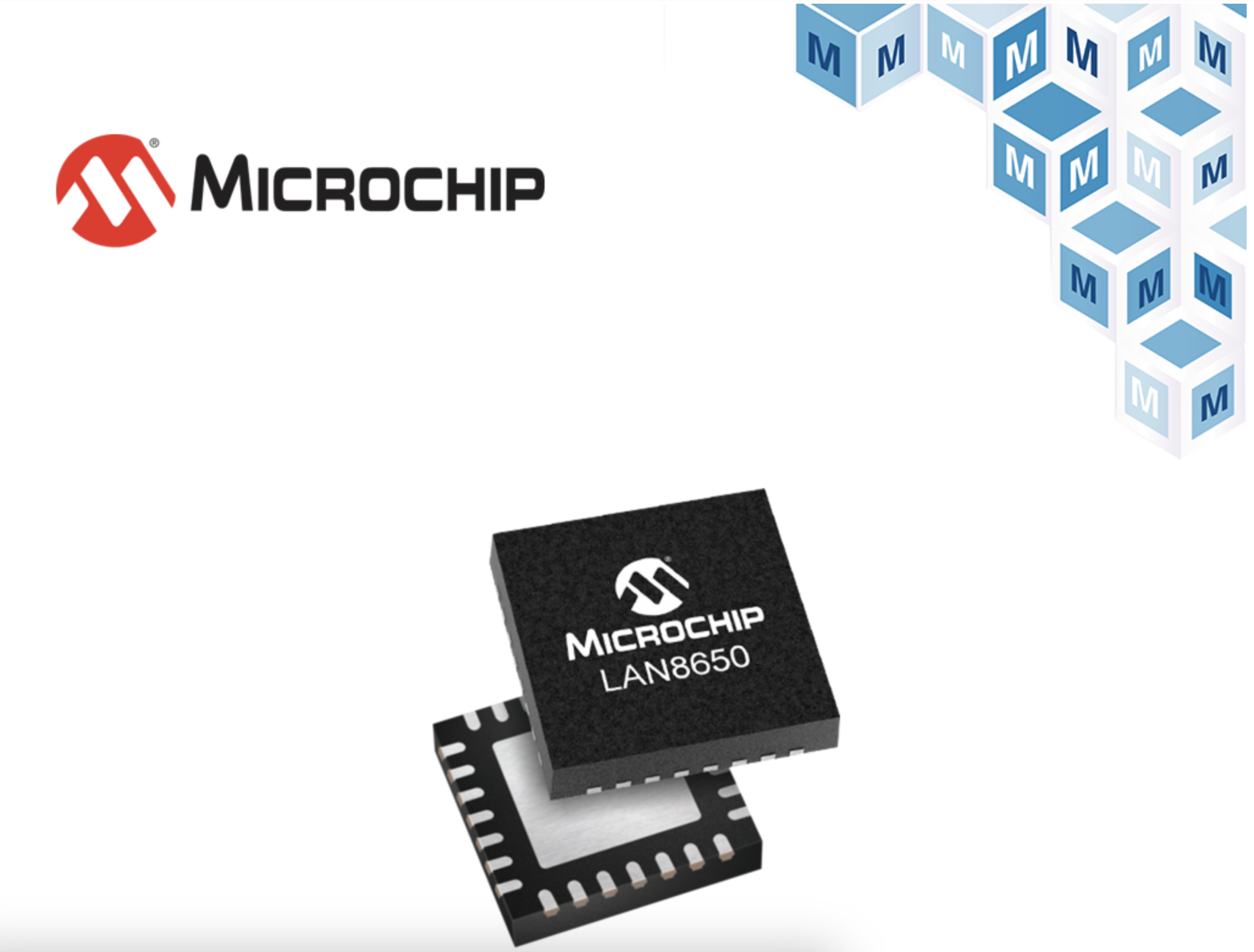 贸泽电子开售适合汽车与工业应用的Microchip TechnologyLAN8650和LAN8651单对以太网交换机