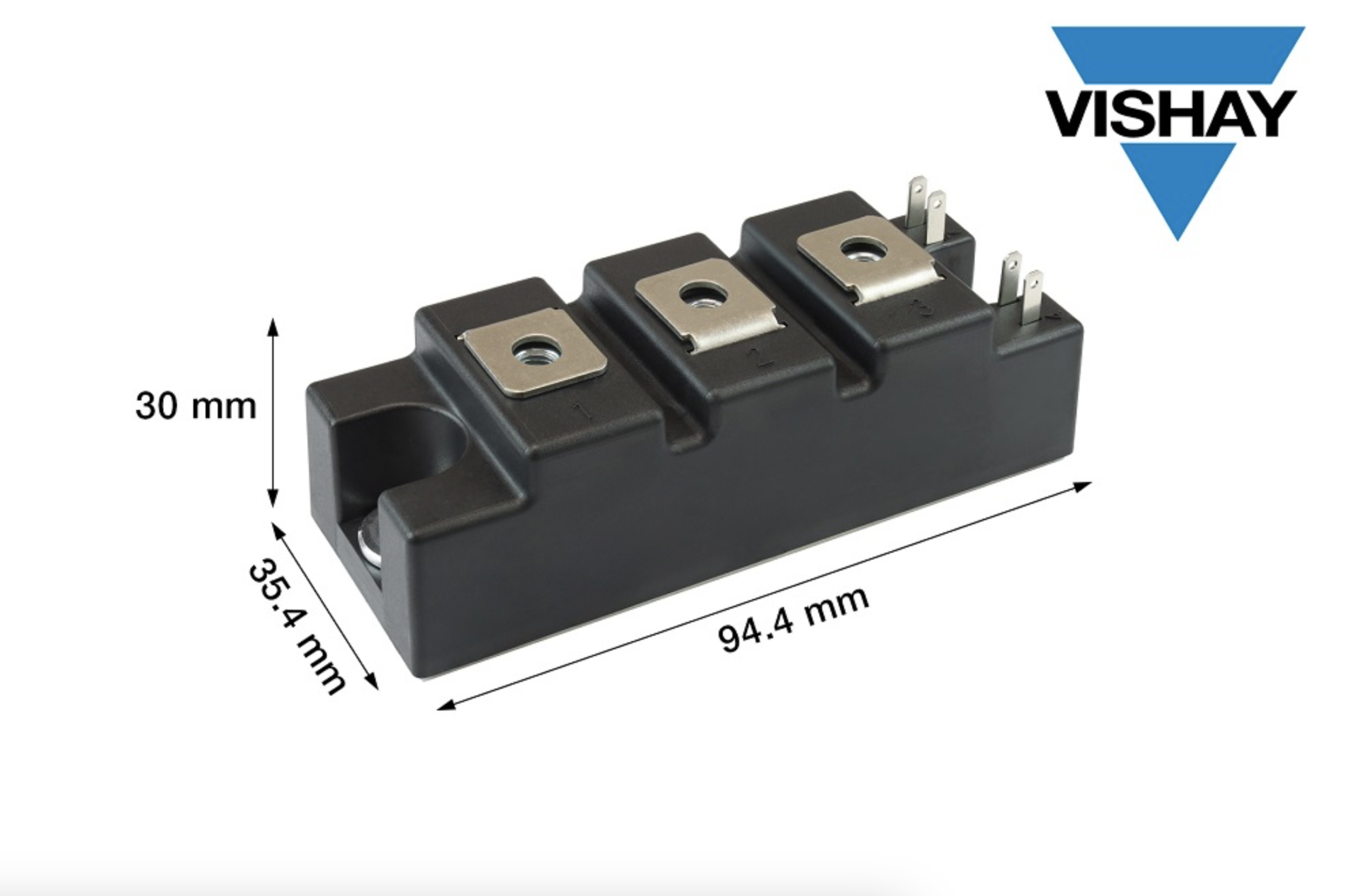 Vishay推出采用改良设计的INT-A-PAK封装IGBT功率模块，降低导通和开关损耗