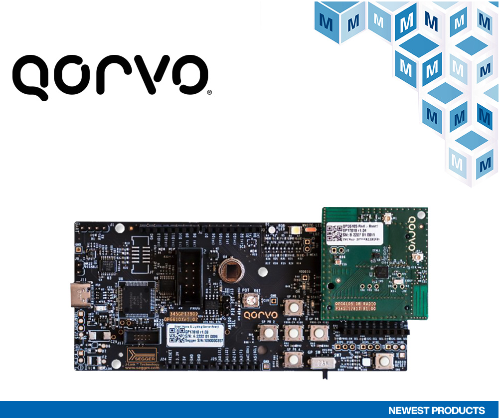 贸泽开售 Qorvo QPG6105DK Matter和蓝牙开发套件进一步简化IoT设备开发