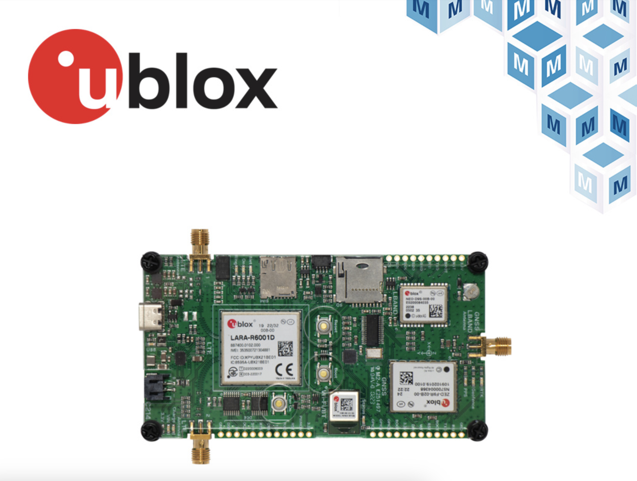 贸泽电子开售u-blox XPLR-HPG-2探索套件助力快速开发高精度GNSS应用