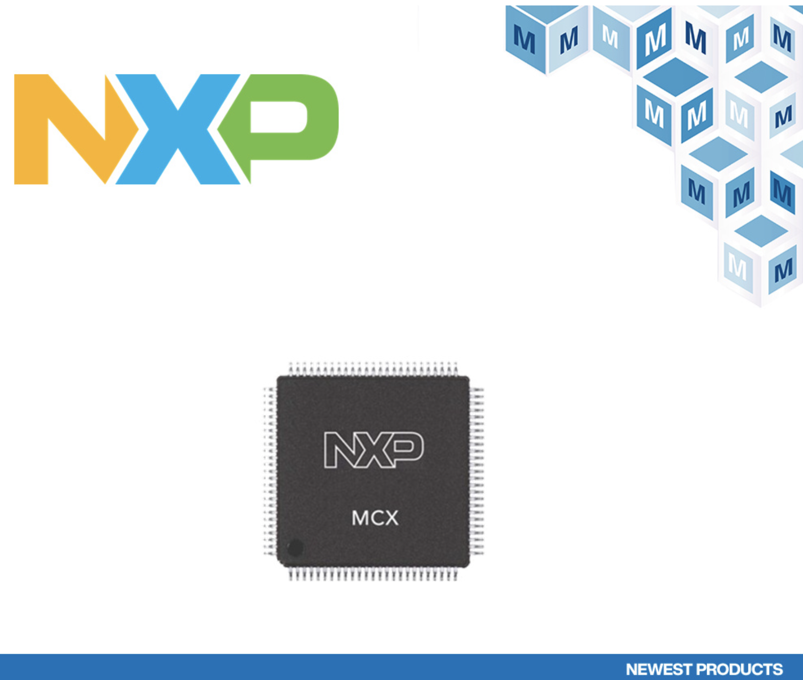贸泽电子开售适用于智能电机控制和机器学习应用的NXP Semiconductors MCX微控制器