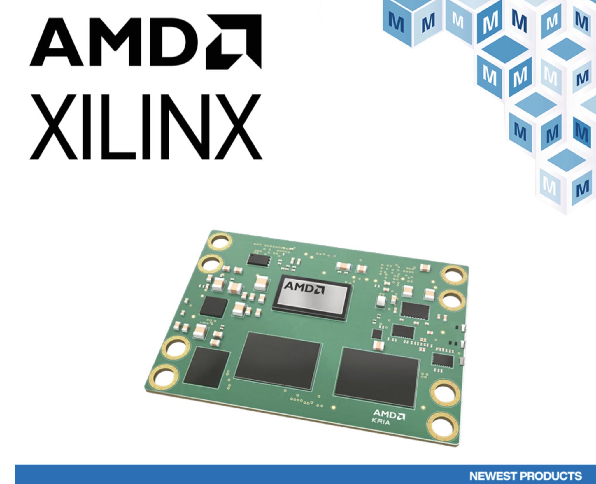 贸泽开售适用于工业、医疗和机器人应用的AMD/Xilinx Kria K24 SOM