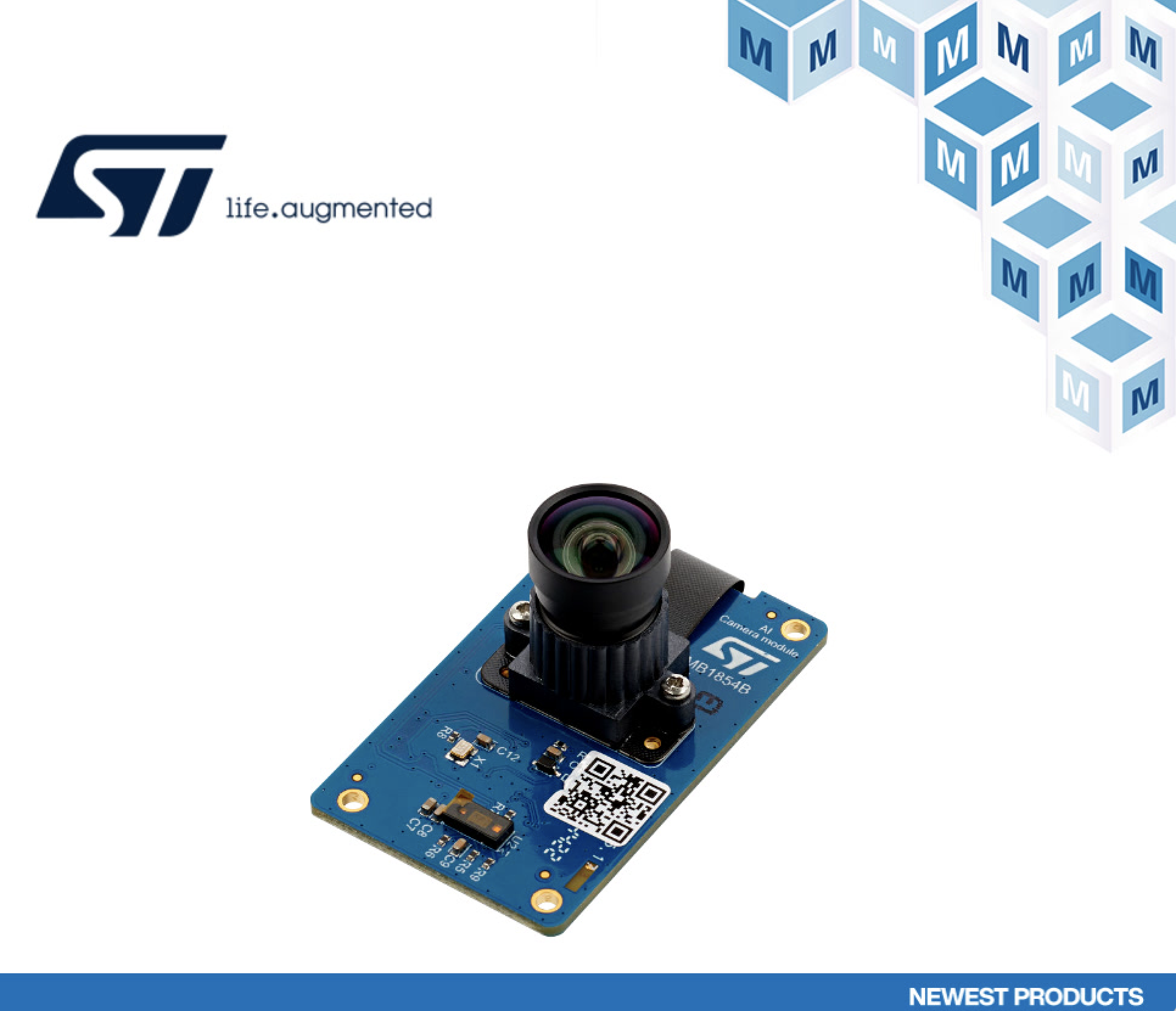 贸泽开售用于机器人和机器视觉的STMicroelectronics B-CAMS-IMX模块