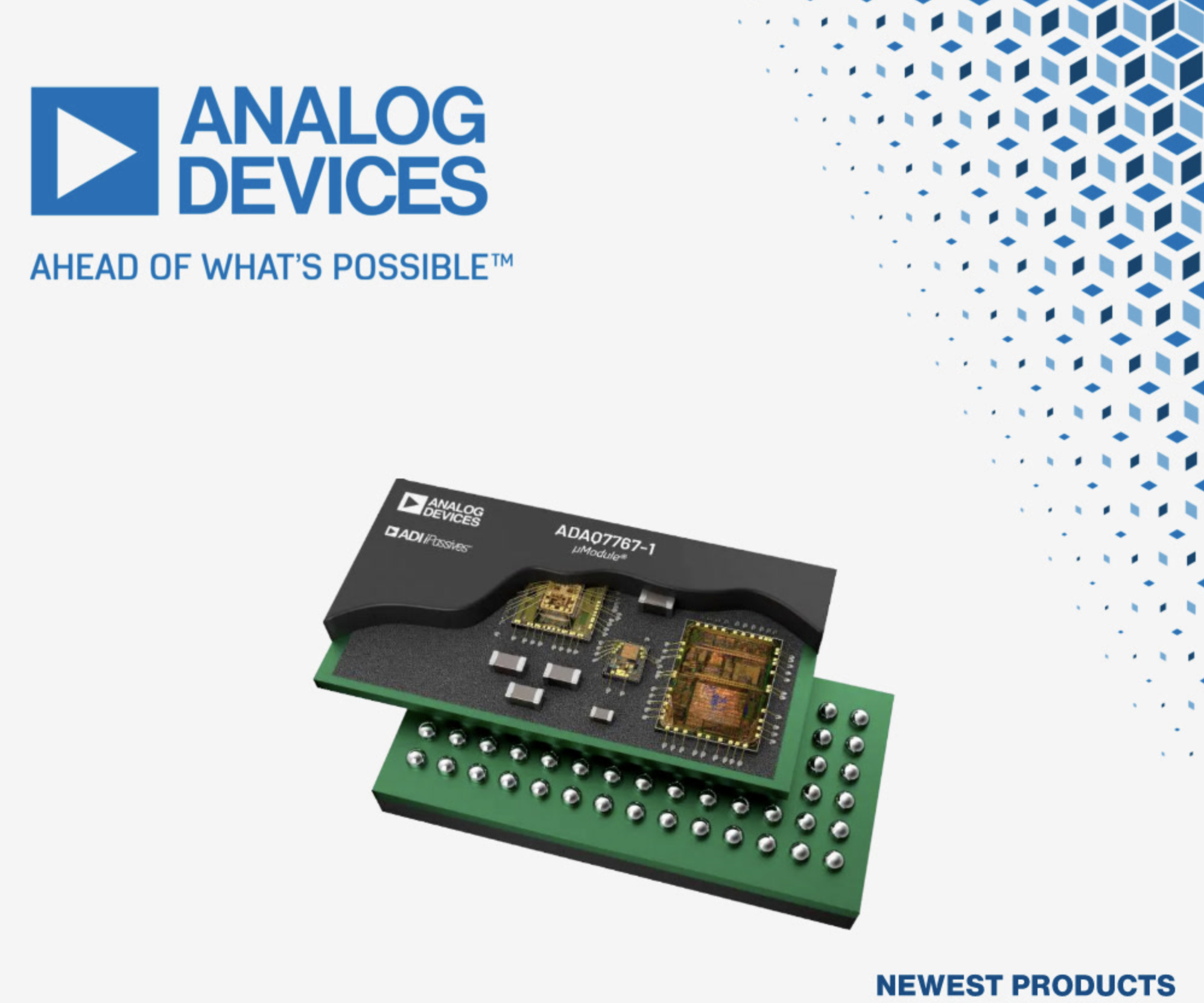 贸泽开售用于快速开发精密数据采集系统的Analog Devices ADAQ7767-1 μModule DAQ解决方案