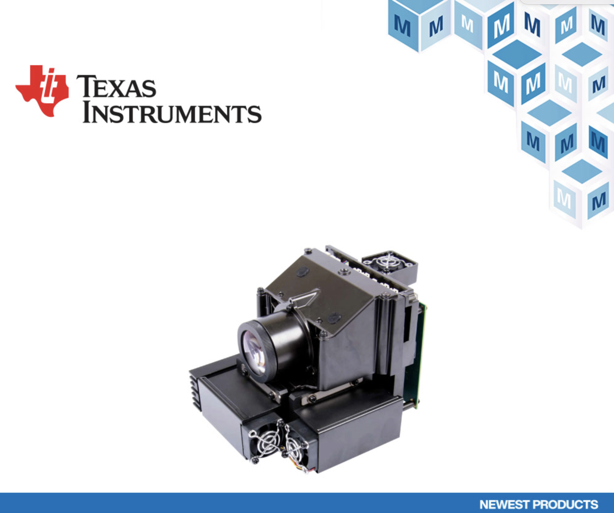 贸泽开售适用于高亮度汽车投影的Texas Instruments DLP5532PROJHBQ1EVM