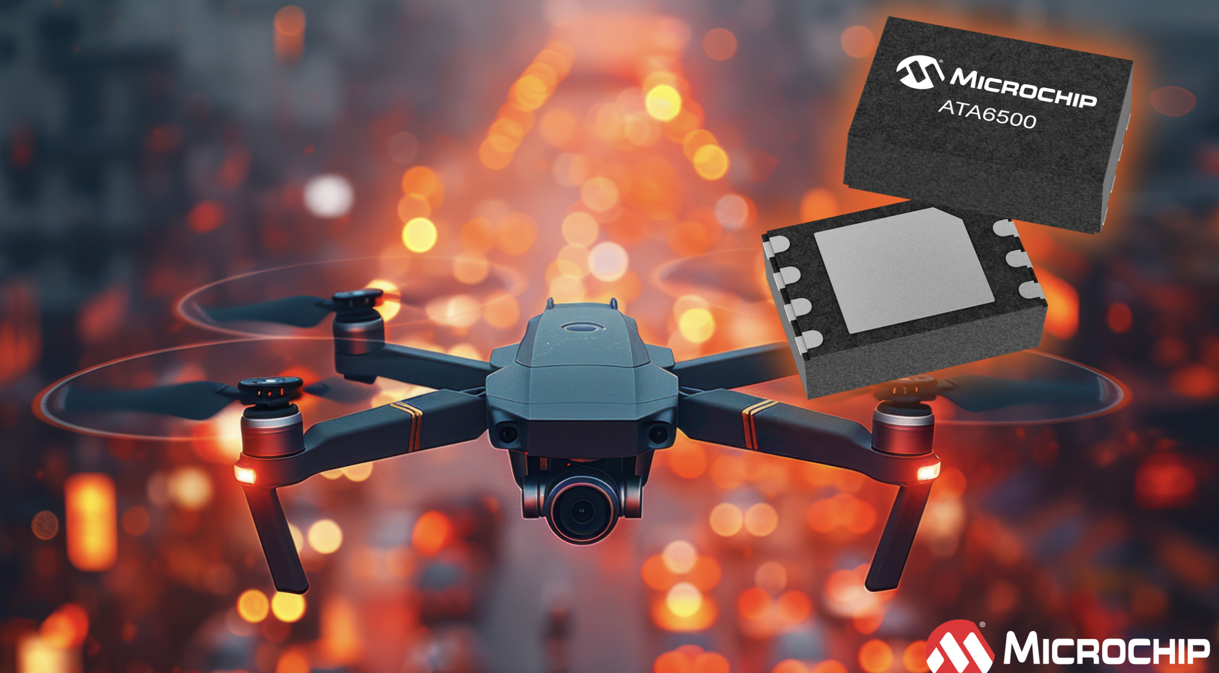 Microchip推出集成式紧凑型CAN FD系统基础芯片解决方案，专为空间受限应用而设计