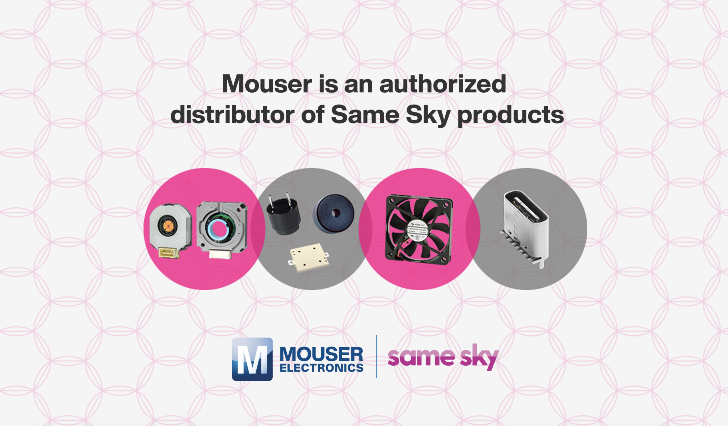 授权代理商贸泽电子供应Same Sky多样化电子元器件