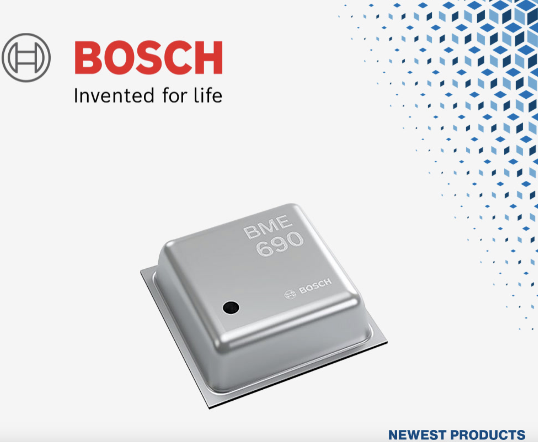 贸泽开售采用先进AI实现环境检测的<br>Bosch BME690空气质量传感器
