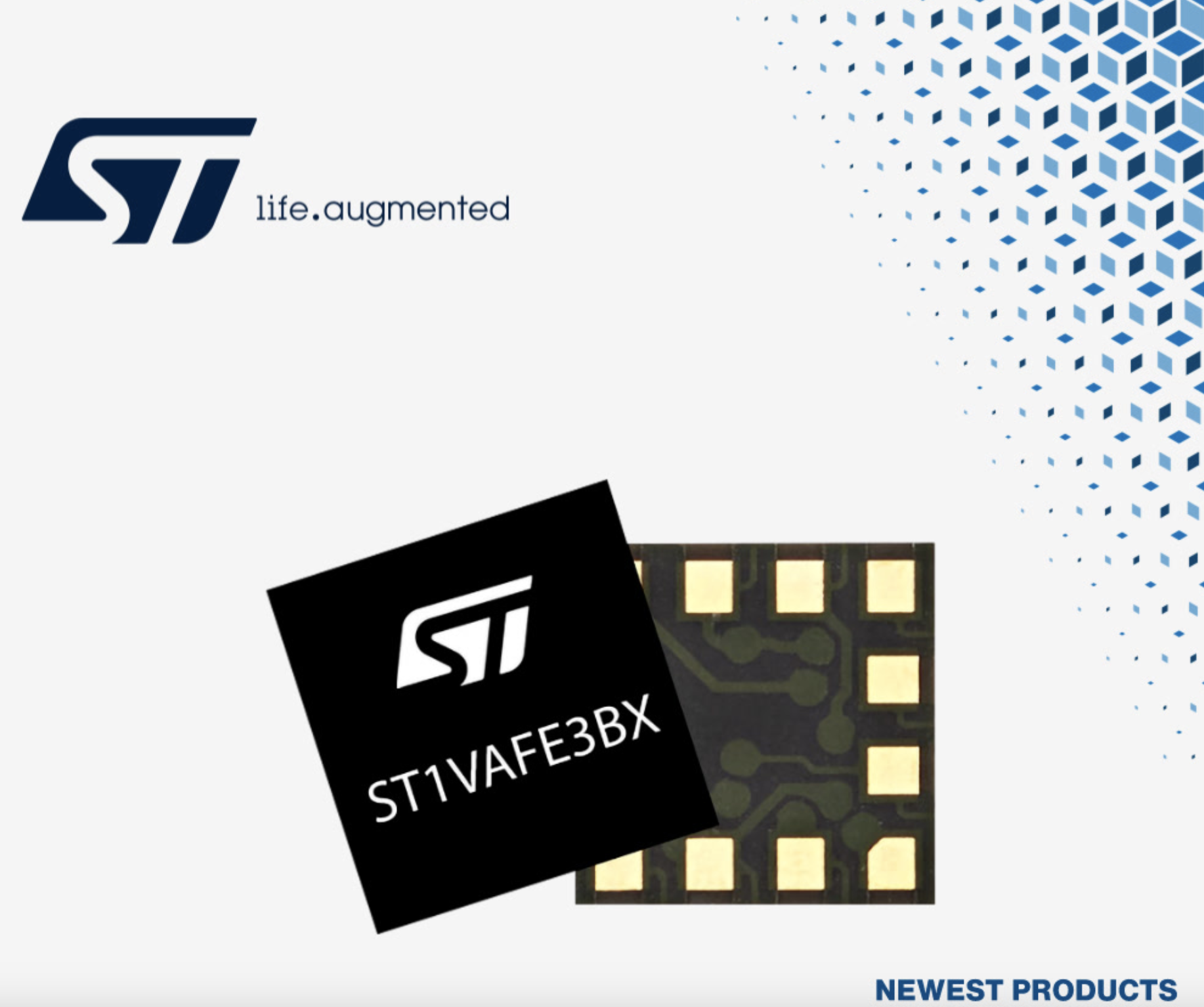 贸泽开售适用于消费类和医疗可穿戴设备的STMicroelectronics全新带vAFE的ST1VAFE3BX生物传感器