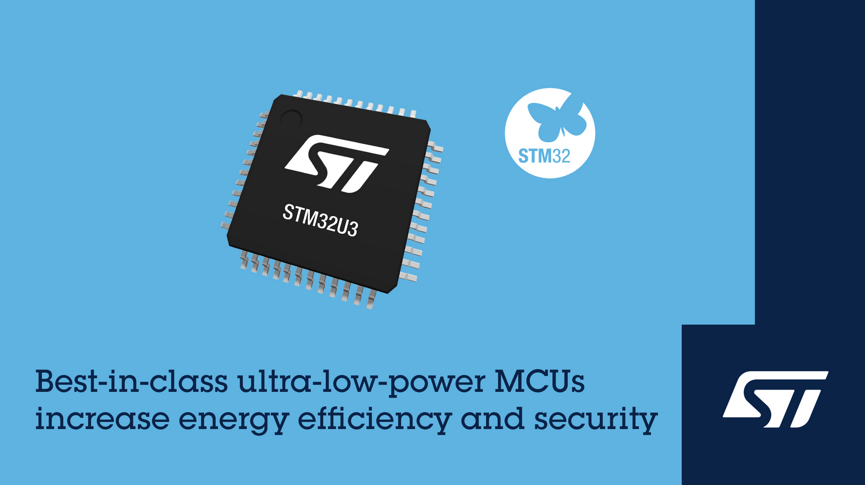 意法半导体推出STM32U3微控制器，面向远程、智能和可持续应用，拓展超低功耗系列创新技术