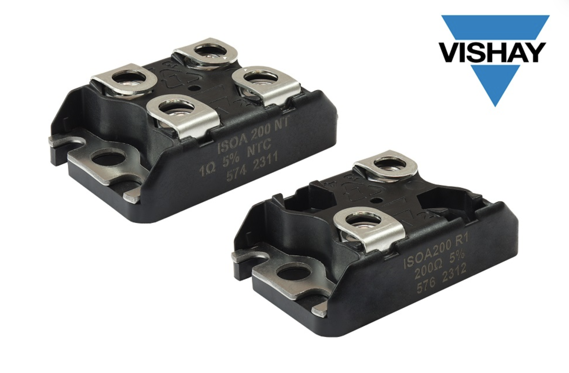 Vishay推出通过AEC-Q200认证的新款厚膜功率电阻器可选配NTC热敏电阻和PC-TIM