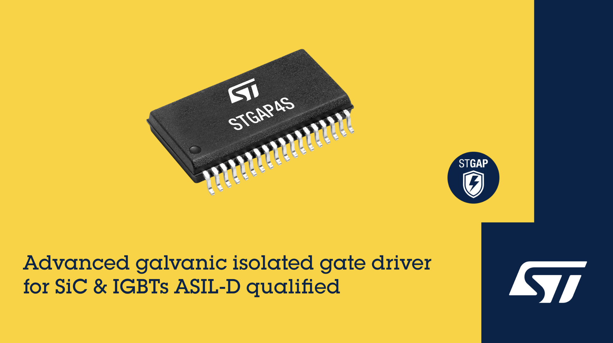 意法半导体车规栅极驱动器提升电动汽车电驱系统的可扩展性和性能