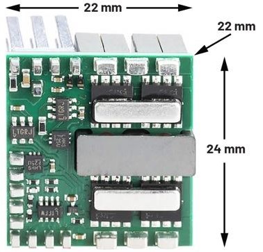 图3 尺寸小巧，采用LTP8800-4A模块