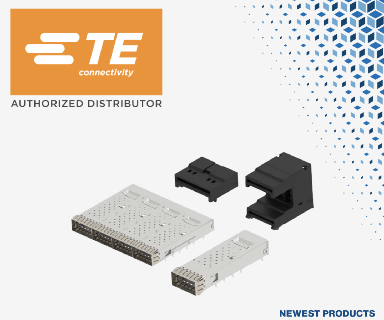 贸泽即日起开售适用于数据中心和网络应用的全新TE Connectivity QSFP 112G SMT连接器