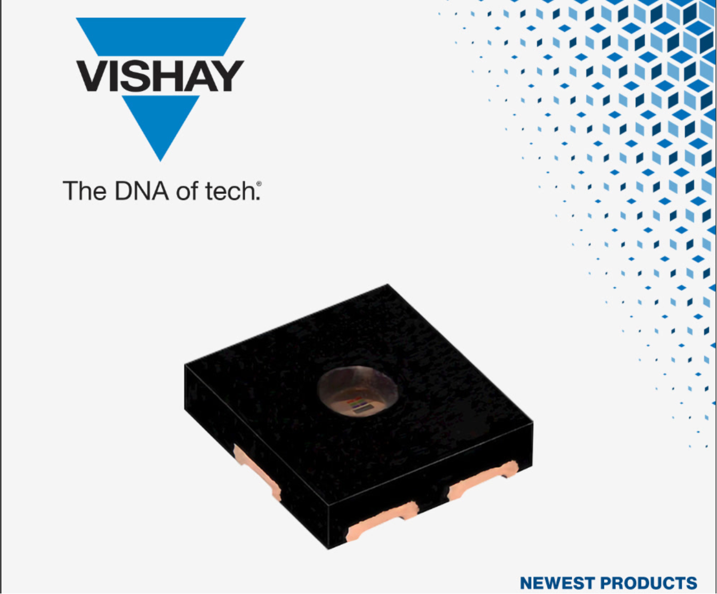 贸泽电子开售适用于汽车应用的全新Vishay Semiconductors VEML6046X00颜色传感器