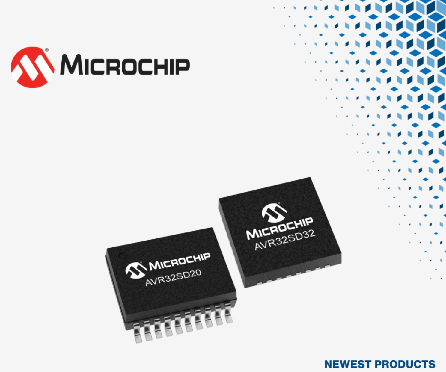 Microchip Technology AVR SD 8位MCU在贸泽开售为汽车、工业、消费及医疗应用提供支持