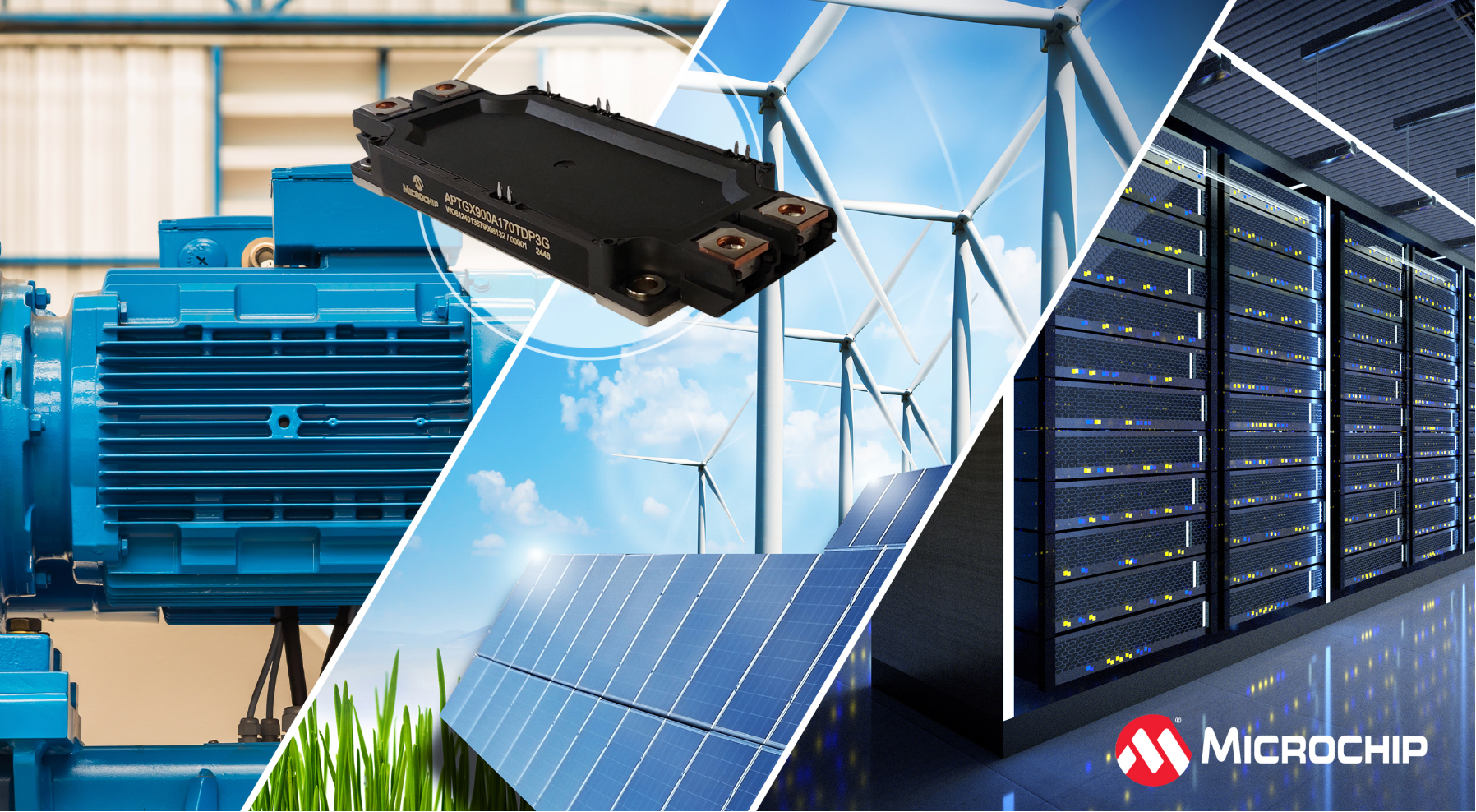 Microchip>推出全新DualPack 3 IGBT7电源模块