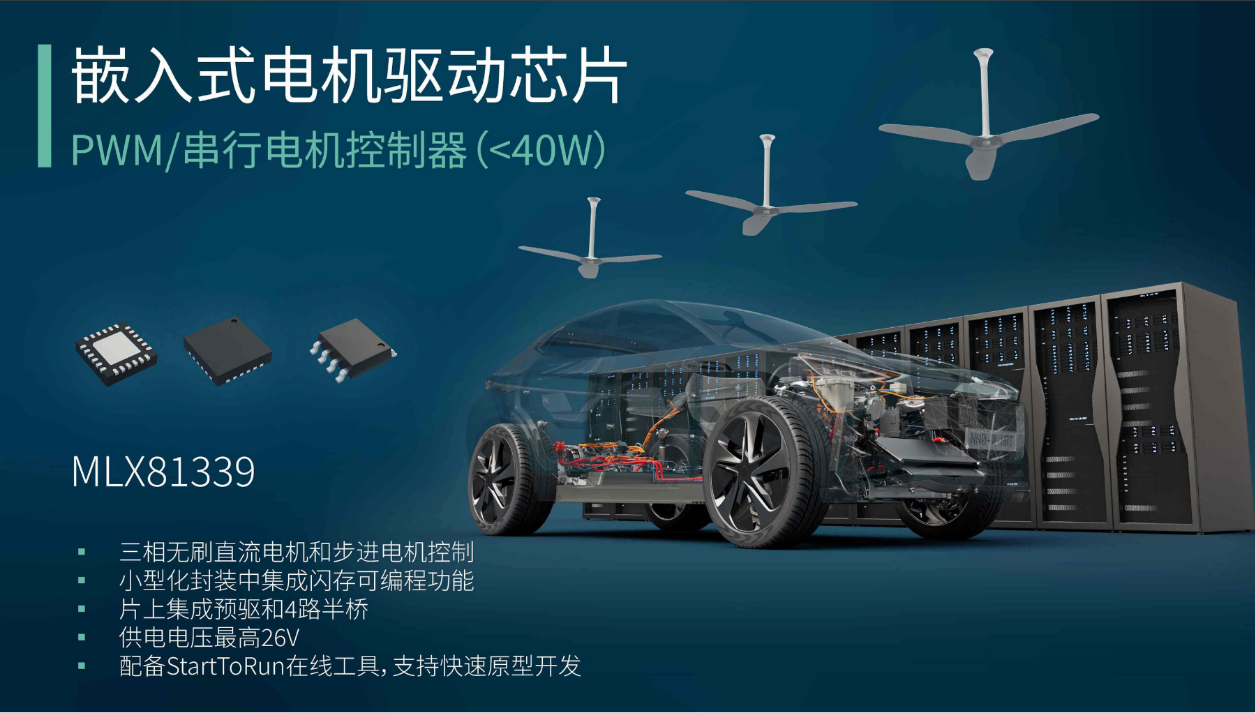 Melexis以新型电机驱动芯片推动设计简化