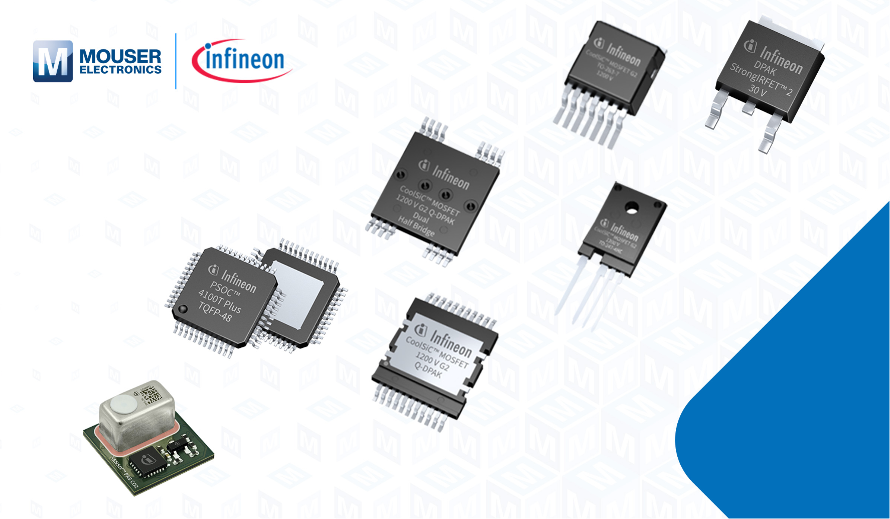 贸泽电子授权代理英飞凌丰富多样的产品组合