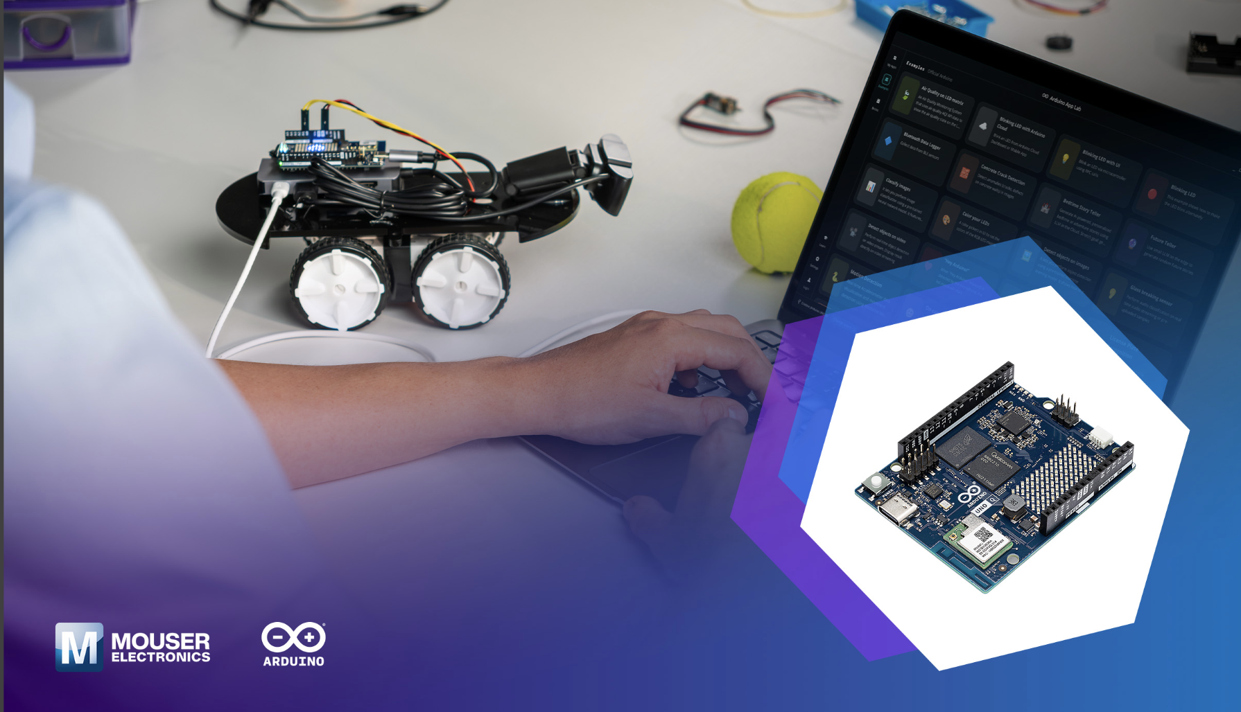 贸泽电子开售Arduino UNO Q为实时响应的AI驱动机器视觉与声音解决方案提供支持