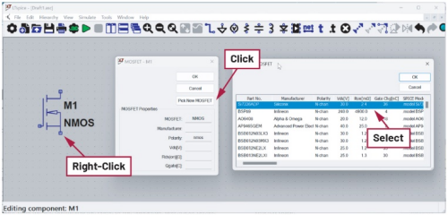 LTspice操作方法导入第三方模型