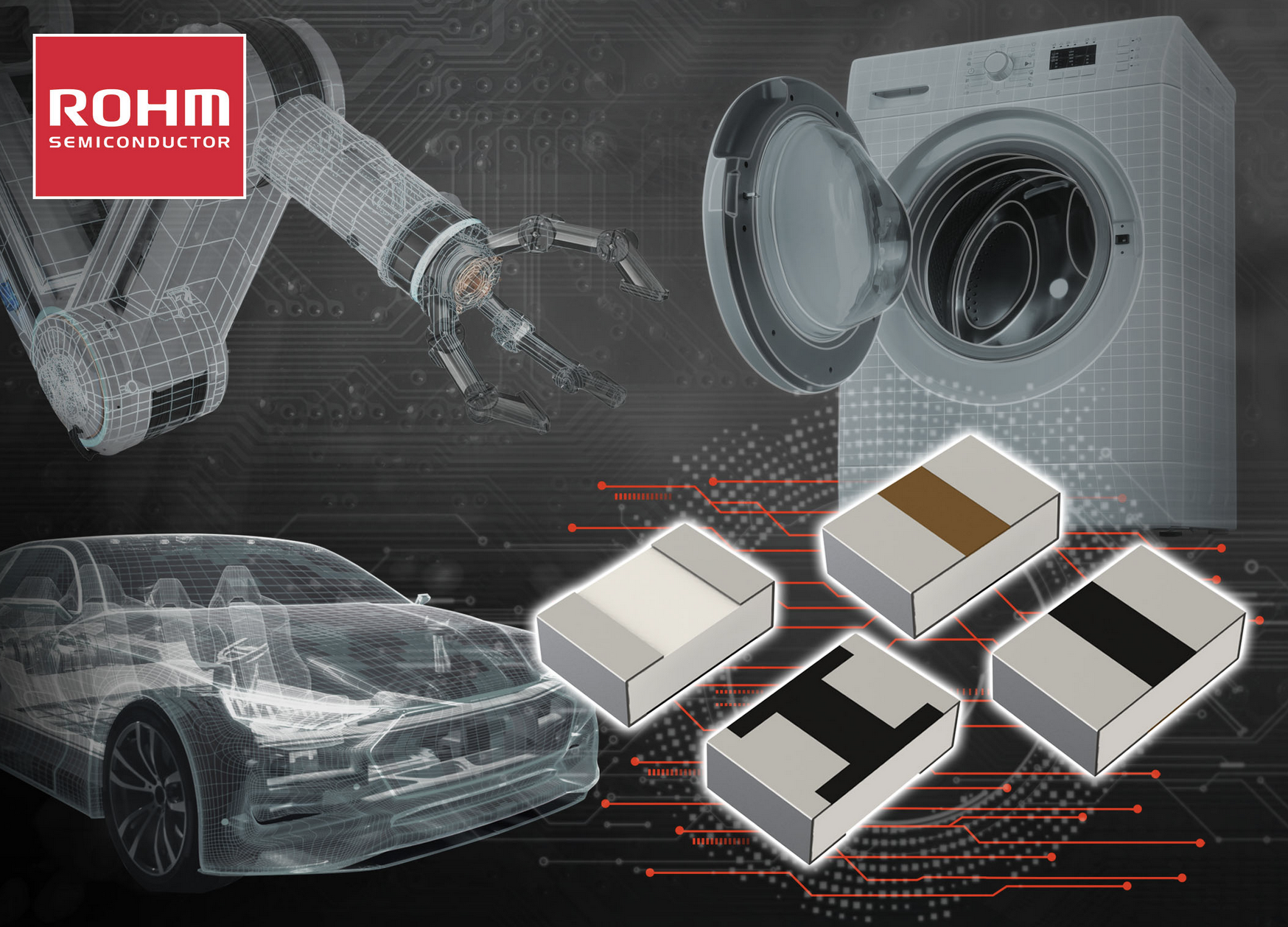 实现业界超高额定功率！ROHM开发出金属烧结分流电阻器UCR10C系列