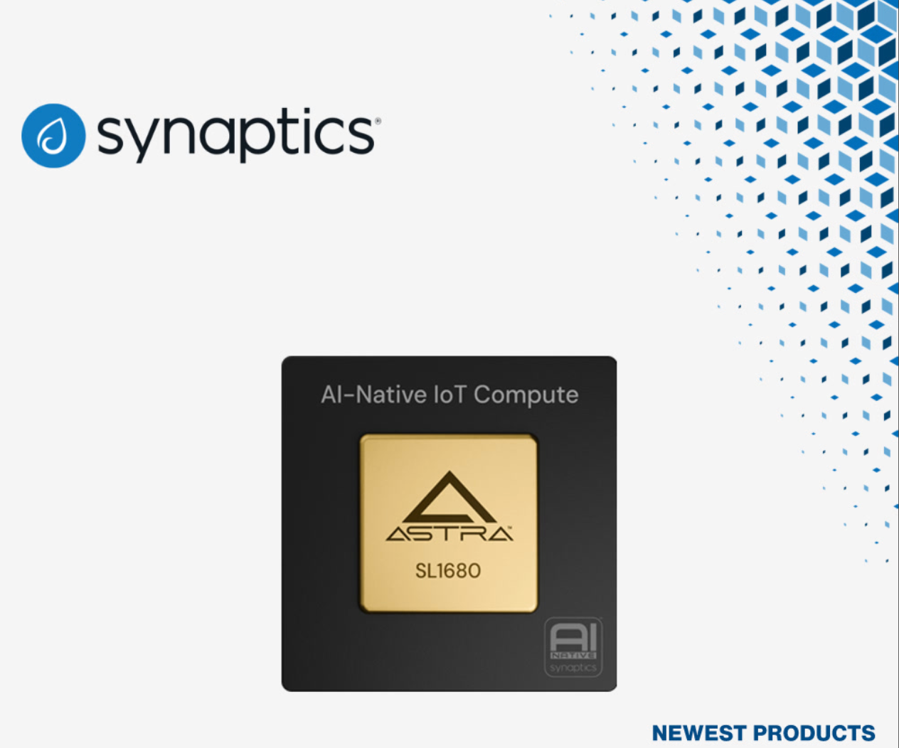 贸泽开售适用于消费电子和工业应用的Synaptics全新SL1680嵌入式物联网处理器