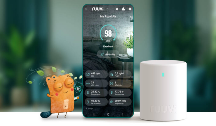 Ruuvi携手Sensirion推出全新室内空气质量监测仪Ruuvi Air，守护健康呼吸