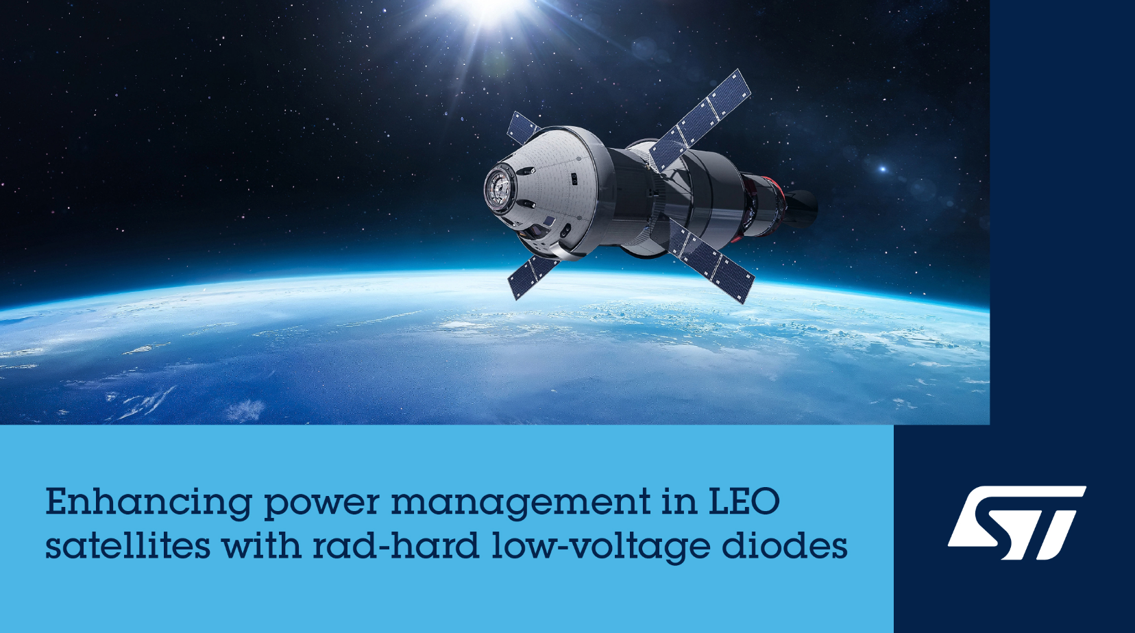 意法半导体推出面向近地轨道应用的新型抗辐射低压整流器芯片