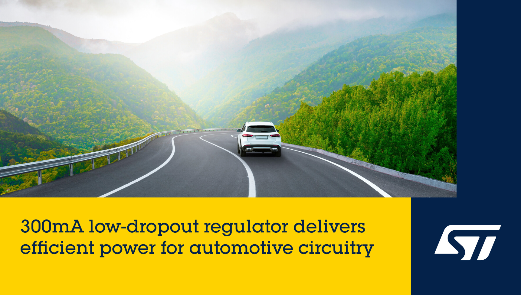 意法半导体车规线性稳压器在恶劣条件下节省电池电量