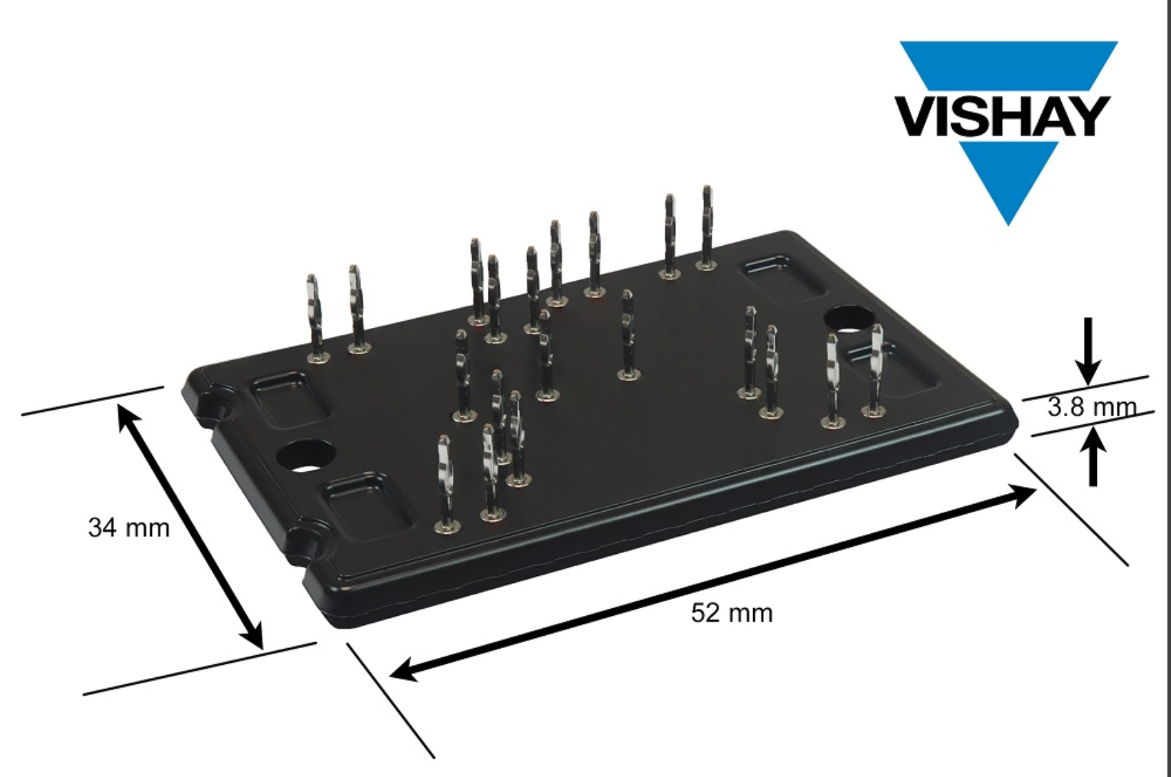 Vishay推出MAACPAK PressFit封装1200 V SiC MOSFET功率模块，提高效率和可靠性
