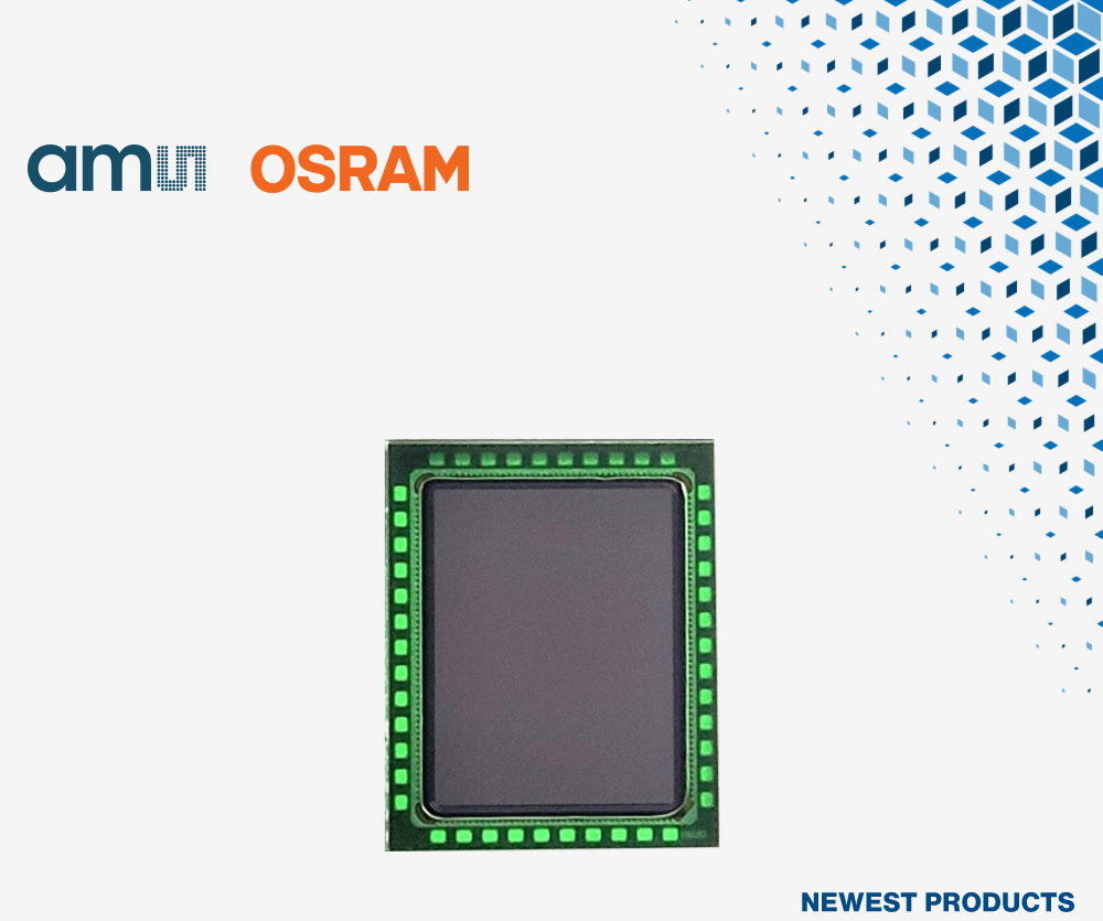 赋能工业、消费及机器视觉:贸泽开售 ams OSRAM Mira050 NIR 增强全局快门图像传感器