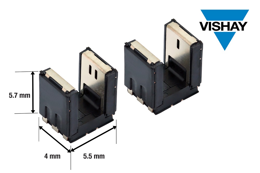 Vishay推出透射式传感器，为工业和消费电子应用提供更大设计灵活性