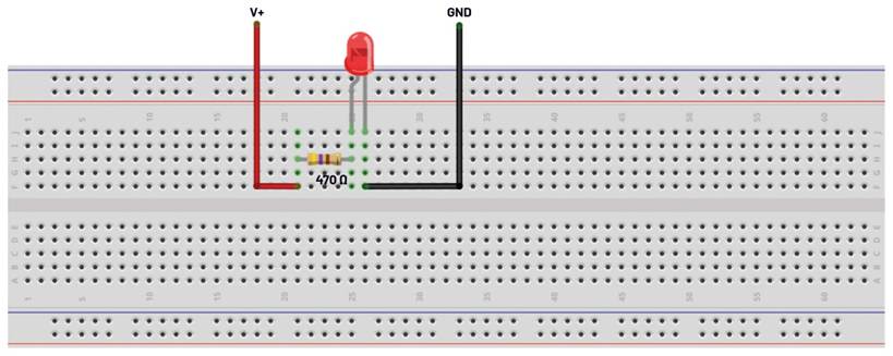 A circuit board with a red and black line

AI-generated content may be incorrect.