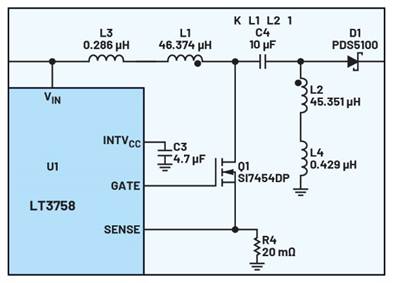A circuit diagram of a gate

Description automatically generated