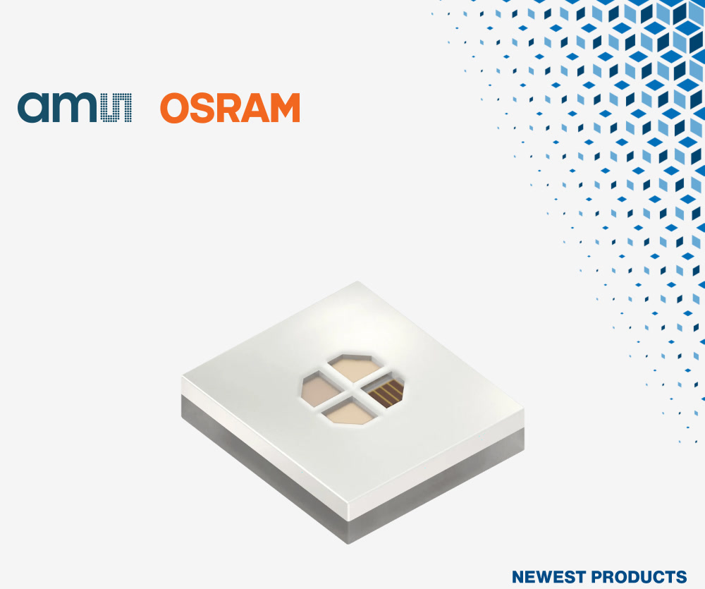 贸泽开售ams OSRAM适用于智能和机器视觉应用的VEGALED KRTTB CRLML1.33全彩色RGB LED