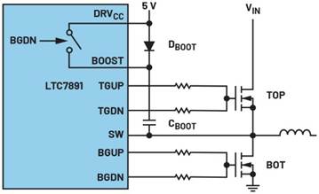 低压GaN转换器栅极驱动和测量