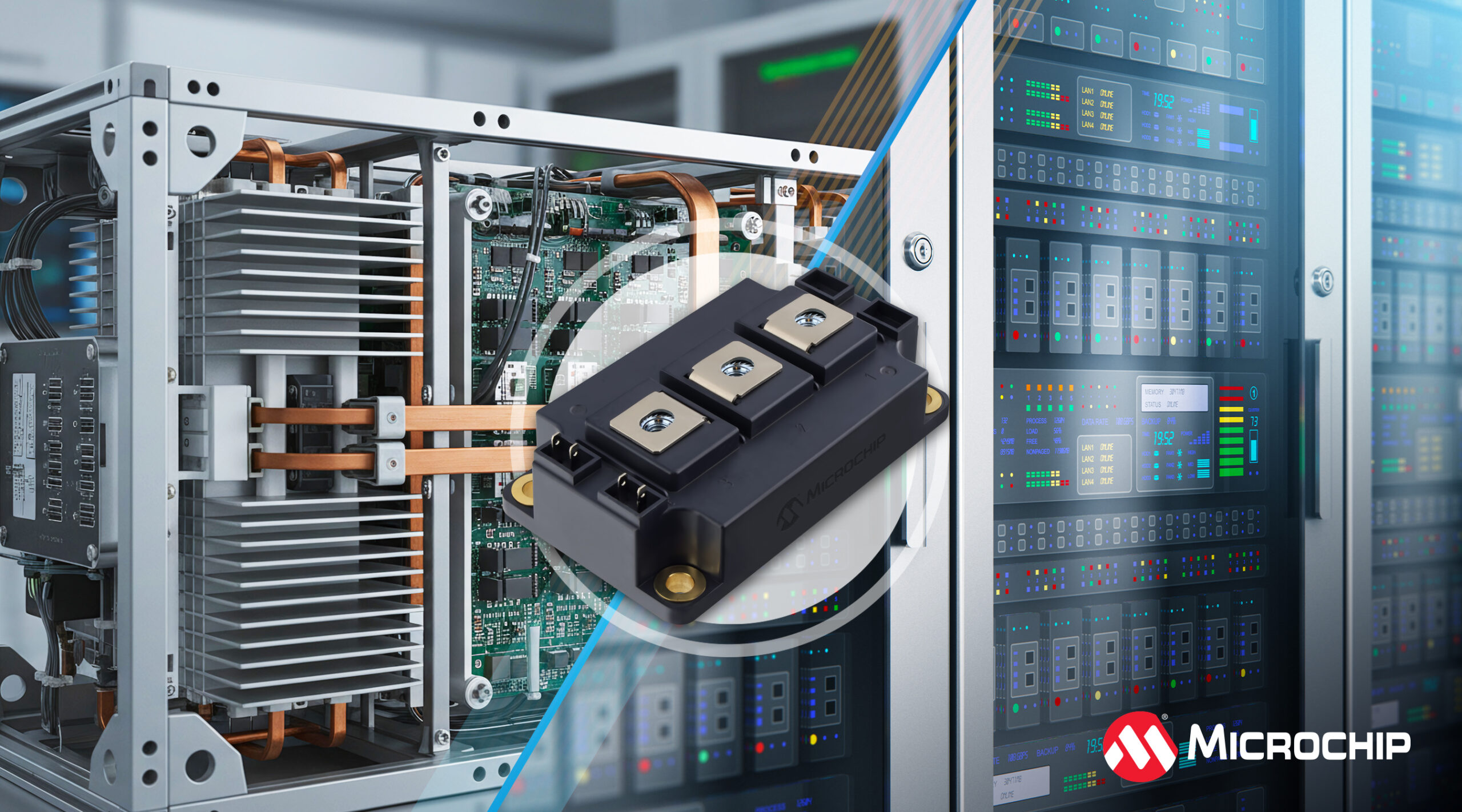 Microchip推出3.3 kV HV‑D3 mSiC®功率模块助力AI数据中心实现固态变压器应用