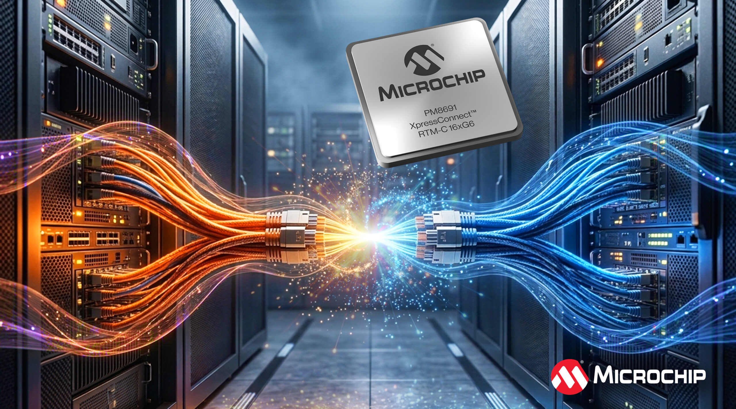 Microchip发布XpressConnect™ PCIe® 6.0 和 CXL® 3.1 重定时器助力解决AI数据中心延迟和信号完整性难题