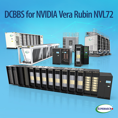 Supermicro正式启动NVIDIA Vera Rubin NVL72机柜供应