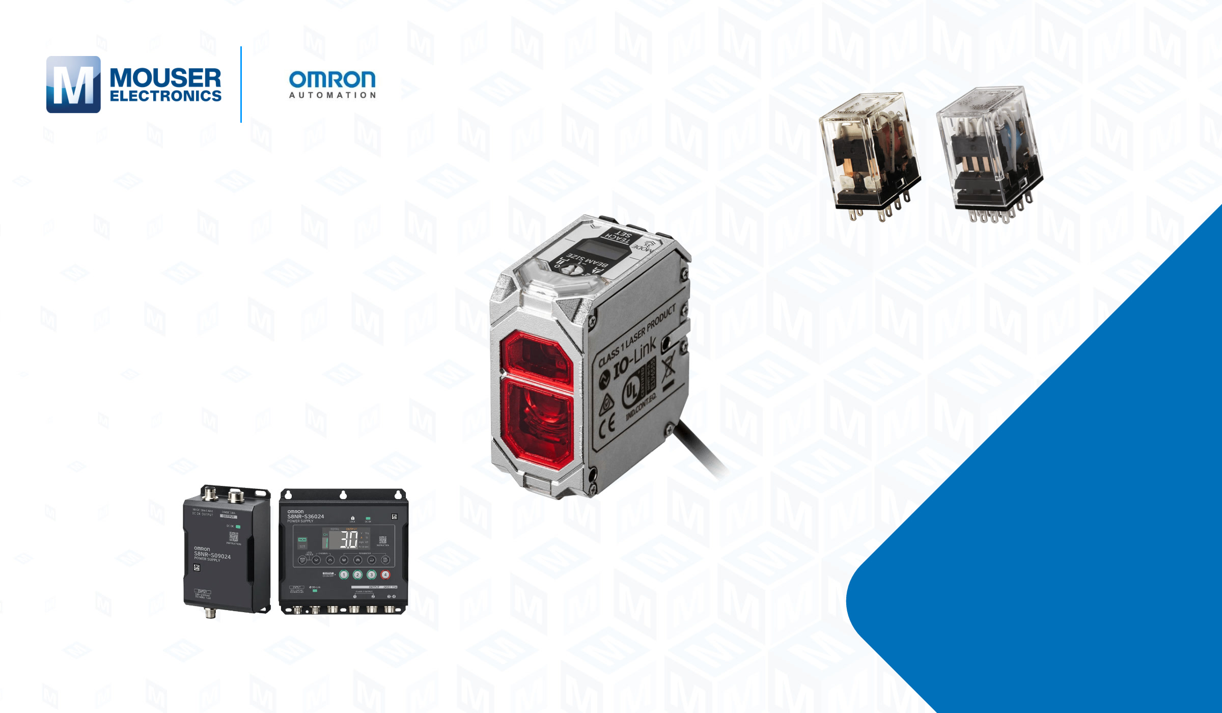 贸泽授权代理Omron Industrial Automation新品和解决方案