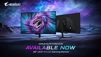 技嘉 AORUS ELITE FO32U24G 32 寸 4K 240Hz WOLED 电竞显示器正式上市